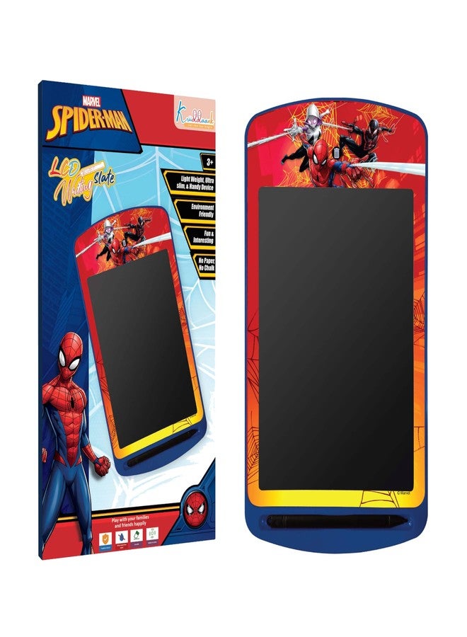 Kriiddaank Spiderman LCD Tablet, 10.5 Inch Electronic Drawing Pad & Tablet for Kids, Rewritable LCD Board, Toddler Travel Slate for Boys, Birthday Gift for 3 4 5 6 7 8 9 Year, Spiderman Theme Color - Image 1